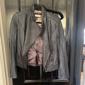 Women's Black Leather Jacket